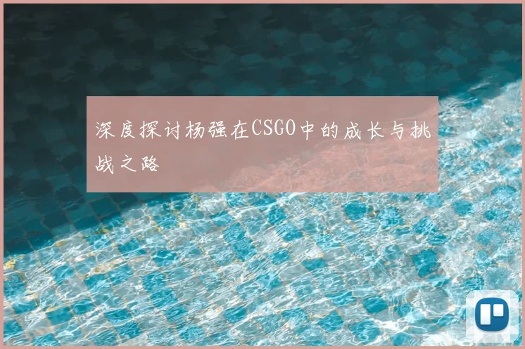 深度探讨杨强在CSGO中的成长与挑战之路